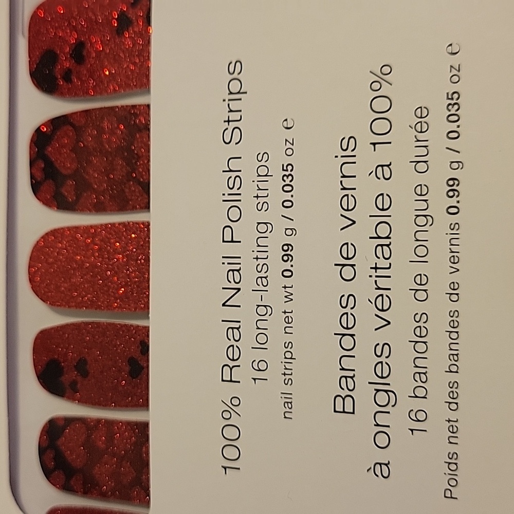 Color street nail strip